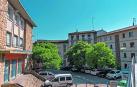 El frontón Lizarra y su fachada principal, la que se plantea derribar
