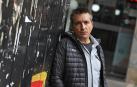 Manu Gómez, ayer en Pamplona, donde presentó su primer largometraje como director, Érase una vez en Euskadi
