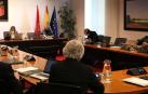 Carlos Gimeno, en la comisión de Educación en el Parlamento