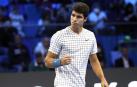 Carlos Alcaraz sigue en el camino de la victoria en el Masters Nueva Generación de Milán