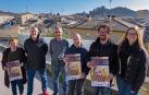 Itsaso Valencia (Ibai Ega), Sergio Azpilicueta y Pablo Ruiz de Larramendi (comparsa),  Xabier Okariz (Ibai Ega) y, por parte de la banda, el director Isaac Irimia y su presidenta, Verónica Sanz
