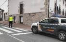 Imagen de un coche de la Guardia Civil en Irurtzun