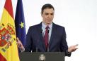 El presidente del Gobierno, Pedro Sánchez, durante su comparecencia de este miércoles