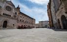 Centro de Foligno (Italia), ciudad donde está enterrada Santa Ángel de Foligno, honrada en el santoral del 4 de enero