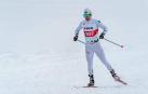 Manex Salsamendi Silva, esquiador hispano-brasileño que vive desde los 8 años en Navarra -, en una carrera con la selección brasileña