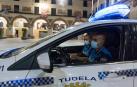 Una patrulla de Policía Municipal de Tudela