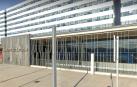 Exterior del Hospital Universitario Central de Asturias, al que ha sido trasladado el herido