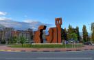 Recreación de la escultura que se instalará en la avenida de Zaragoza