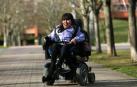 Inés Pascal Ursúa, en un parque de Barañáin