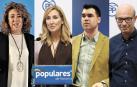 Carmen Alba, Ana Beltrán, Javier García y José Suárez
