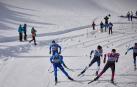 Uno de los eventos deportivos celebrados esta temporada en el centro de esquí nórdico Larra-Belagua