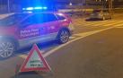 Imagen de un control de Policía Foral en Tudela