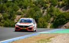Erik Zabala con su Honda Civic, en el Circuito de Jerez-Ángel Nieto durante el Campeonato de España de Turismos