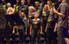 El Coro Paz de Ziganda Helduen Abesbatza durante el concierto