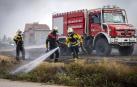 Extinción de incendio en terrenos de Badostáin