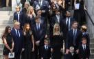 La familia Trump, unida en el funeral de Ivana