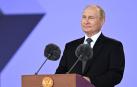 Vladimir Putin, durante su comparecencia
