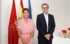 La Presidenta Chivite y Michael Hobusch