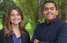 Óscar Tineo y Marta Olaizola, delegado y subdelegada de la Universidad de Navarra