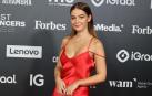 a modelo e influencer Laura Escanes posa a su llegada a la primera edición de los premios Forbes Best Influencers 2022