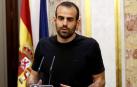 El diputado de IU Miguel Ángel Bustamante, en el Congreso de los Diputados