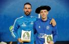Yoldi y Espinal, con sus trofeos