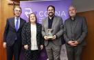 Juan José Beloqui, tras recibir el XX Premio COFNAVARRA