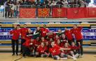 La selección juvenil femenina de Navarra celebra el pase a la final