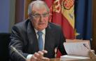 José Javier Viñes, en la presentación libro sobre Nicasio Landa en el Palacio de Navarra en 2014