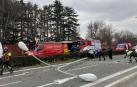 Un accidente provoca el corte de 4 carriles en la avenida Baja Navarra de Pamplona
