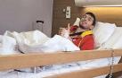 Llopis, en el hospital donde pasó la noche ingresado