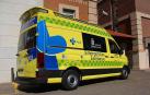 Imagen de una ambulancia Medicalizada (UME) de Sacyl