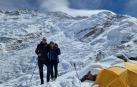Ignacio Barrio y Uxue Murolas, los dos alpinistas navarros que están en el Kangchenjunga