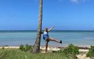 Carla Monreal Ciáurriz en la isla de Marie Galante, junto a Guadalupe