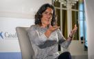 La presidenta de Ingeteam, Teresa Madariaga, durante el Desayuno de DN Management