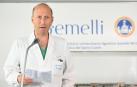 El doctor Sergio Alfieri, durante el parte médico