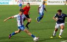 Sola, en un partido reciente jugado en Mutilva contra el Logroñés B