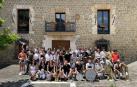 Integrantes actuales y antiguos de la Banda de Música de Aoiz se reencontraron el día 17 para celebrar los 25 años de trayectoria del conjunto