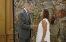 Felipe VI recibió el pasado viernes a Francina Armengol, nueva presidenta del Congreso