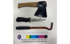Material incautado por la Policía Municipal de Villava