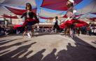 Música, pañuelicos y celebraciones en el cohete de inicio de las fiestas 2023 en Berriozar
