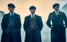 Joe Cole, Cillian Murphy y Paul Anderson, los hermanos Shelby, en una escena de 'Peaky Blinders'