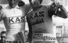 Carlos Echeverría, a la derecha, junto con Uriona en la Vuelta de 1966.