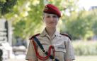 La princesa Leonor recibe el sable que simboliza la condición de oficial del Ejército.