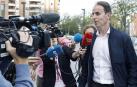 Josep Santacana, a su llegada este jueves a la Ciudad de la Justicia en Barcelona