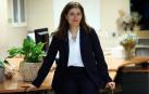 Miriam González Durántez en las instalaciones de Diario de Navarra