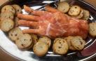 El jamón tiene que ser finito para que quede más real...