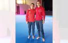 Las judokas Toro y Ekisoain.