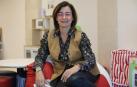 La psiquiatra de niños y adolescentes Azucena Díez, en una zona infantil de la Clínica Universidad de Navarra.