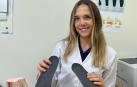 Marta Vera, en uno de los despachos del NMC donde trabaja desde 2022